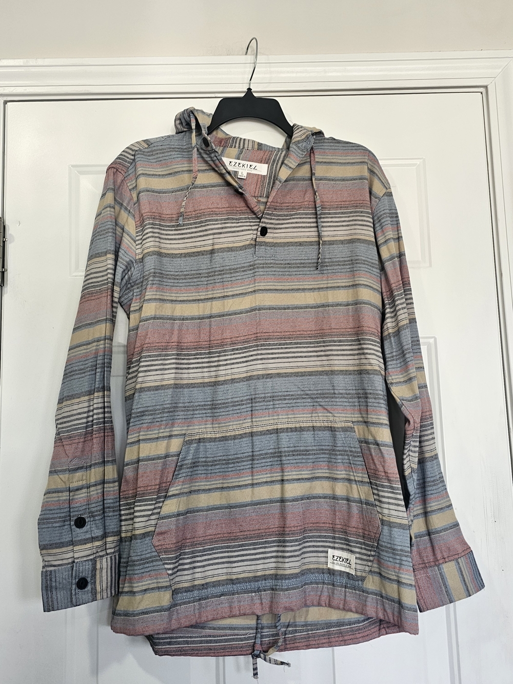 Ezekiel Hoodie Boho Drug Rug Streetwear Size Large Surfer Skater {Bx26}